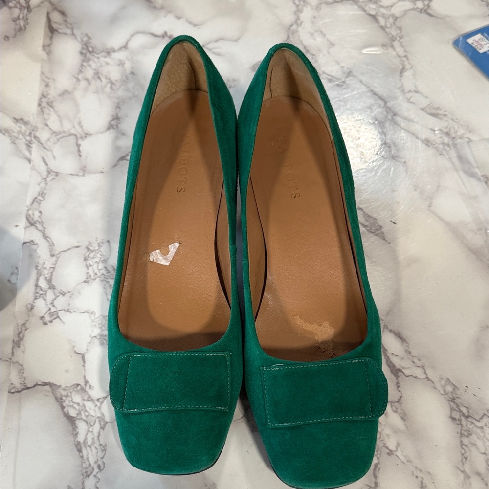 Talbots Emerald Green Women's suede Heels